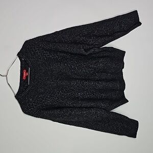 Guess gray XL cropped sweater
